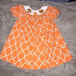 Thanksgiving Lolly Wolly Doodle dress